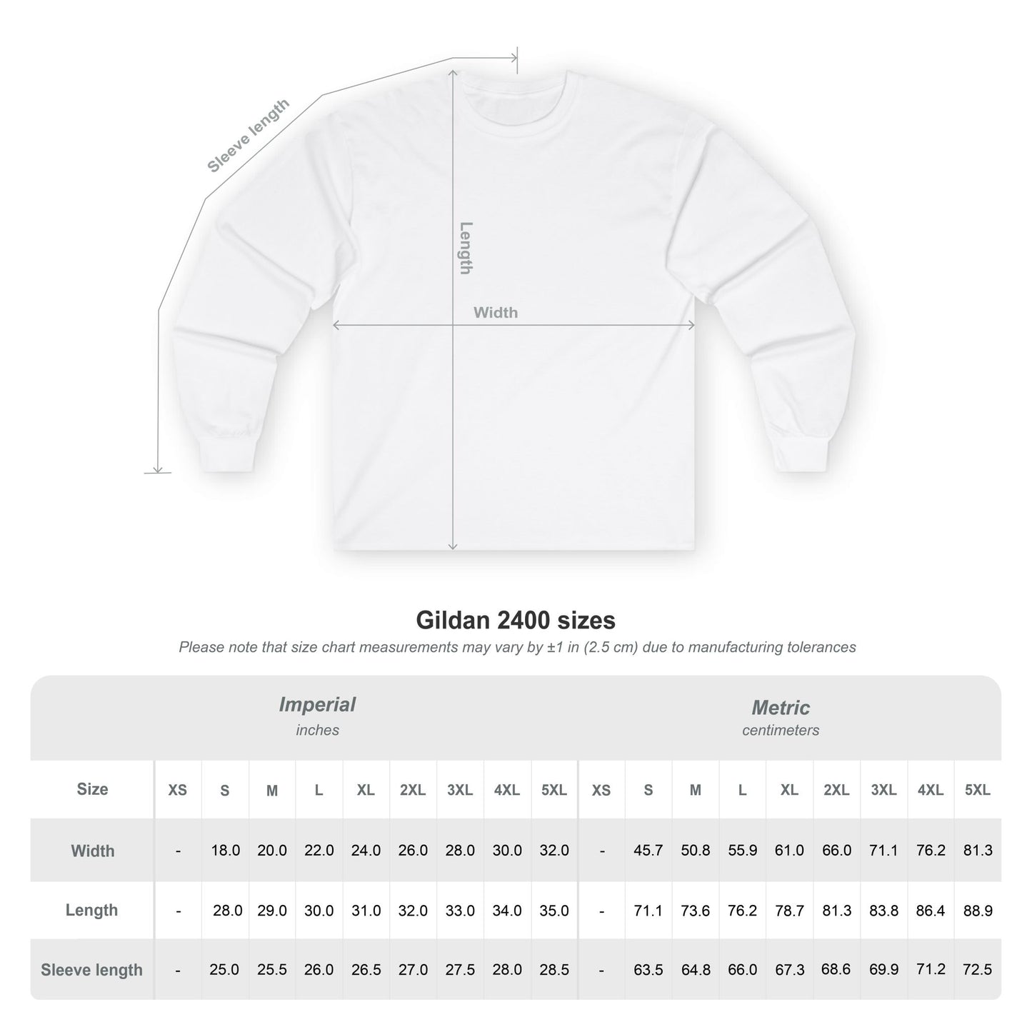 SOBRLIFE Unisex Long Sleeve Tee - White Logo