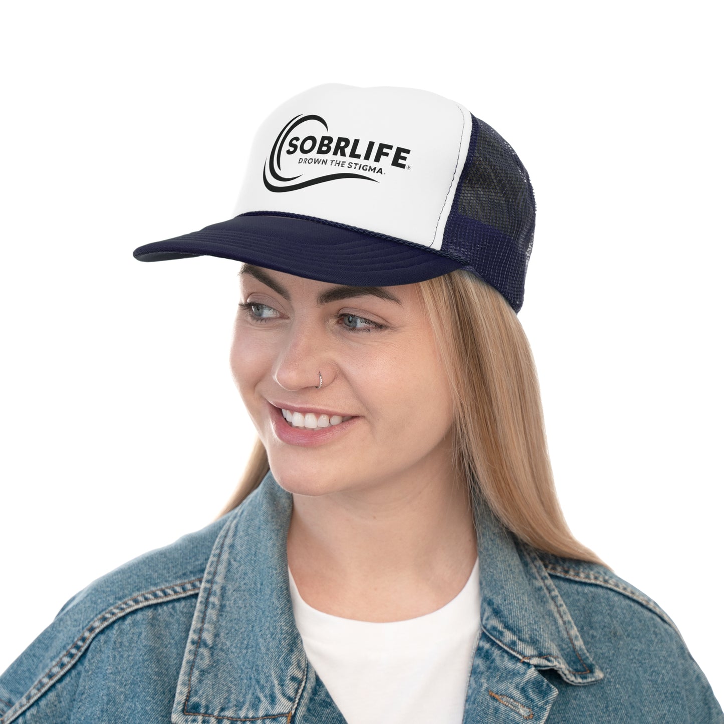 SOBRLIFE Trucker Cap - Black Logo