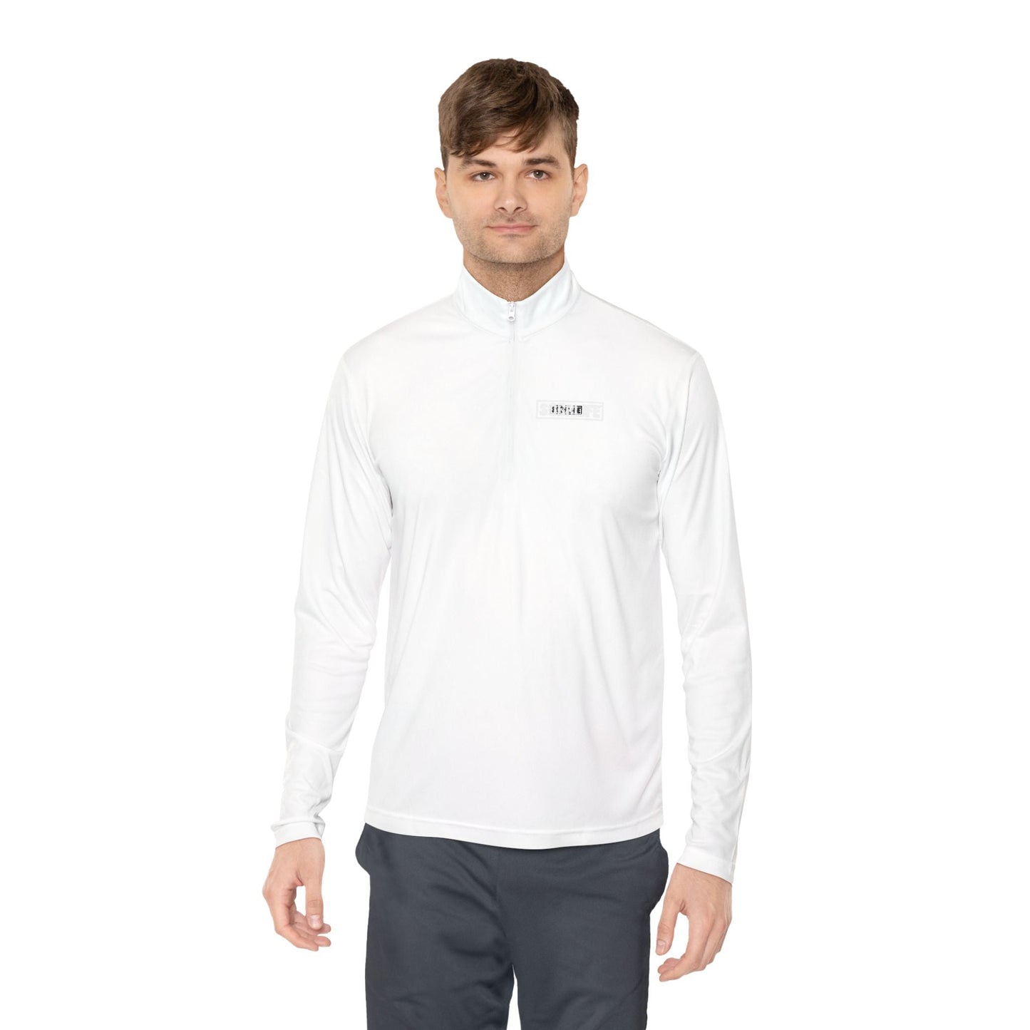 Black Sober Quarter-Zip Pullover | Recovery Clothing for the Clean Life