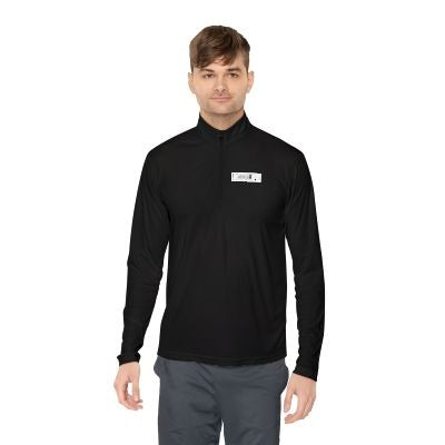 Black Sober Quarter-Zip Pullover | Recovery Clothing for the Clean Life