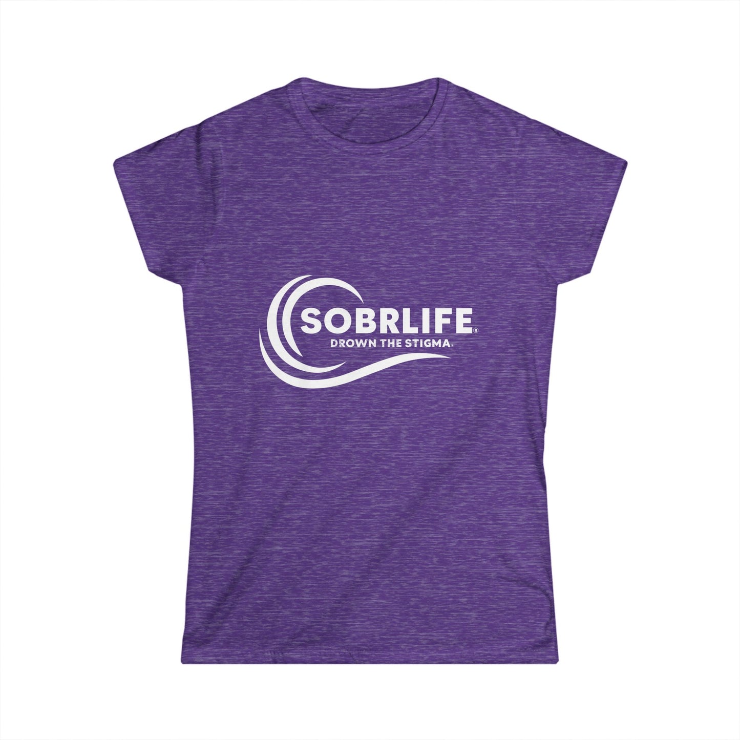 SOBRLIFE Women's Softstyle Tee - White Logo