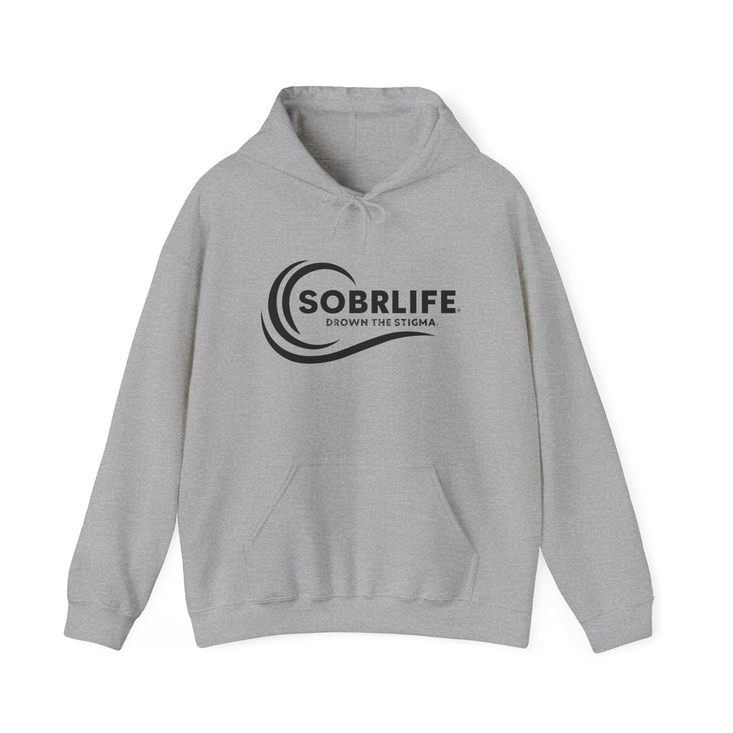 SOBRLIFE Unisex Hoodie - Black Logo