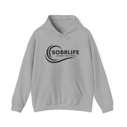 SOBRLIFE Unisex Hoodie - Black Logo