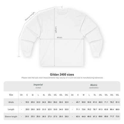 SOBRLIFE Unisex Long Sleeve Tee - White Logo