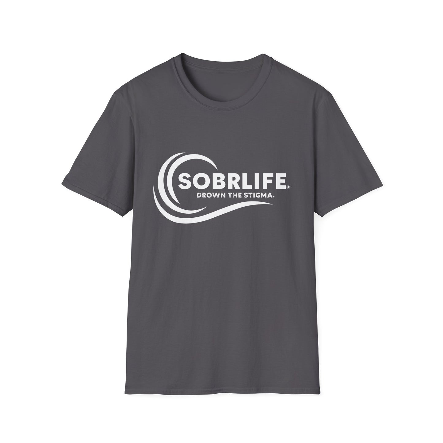 SOBRLIFE™ Unisex Softstyle T-Shirt – White Logo