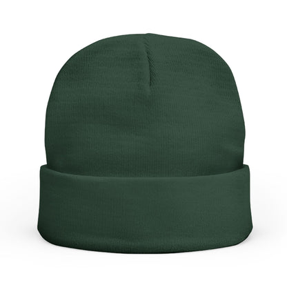 SOBRLIFE Embroidered Knit Beanie - White Logo