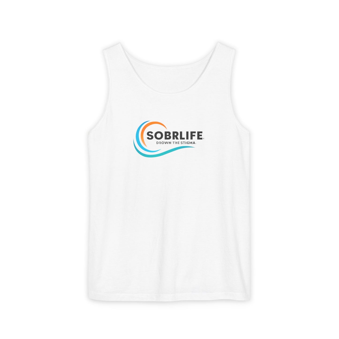 Unisex Garment-Dyed Tank Top with 'SOBRLIFE' Design, Summer Shirt, Relaxed Fit Tank, Beachwear, Casual Clothing, Gift for Him/Her, [...]