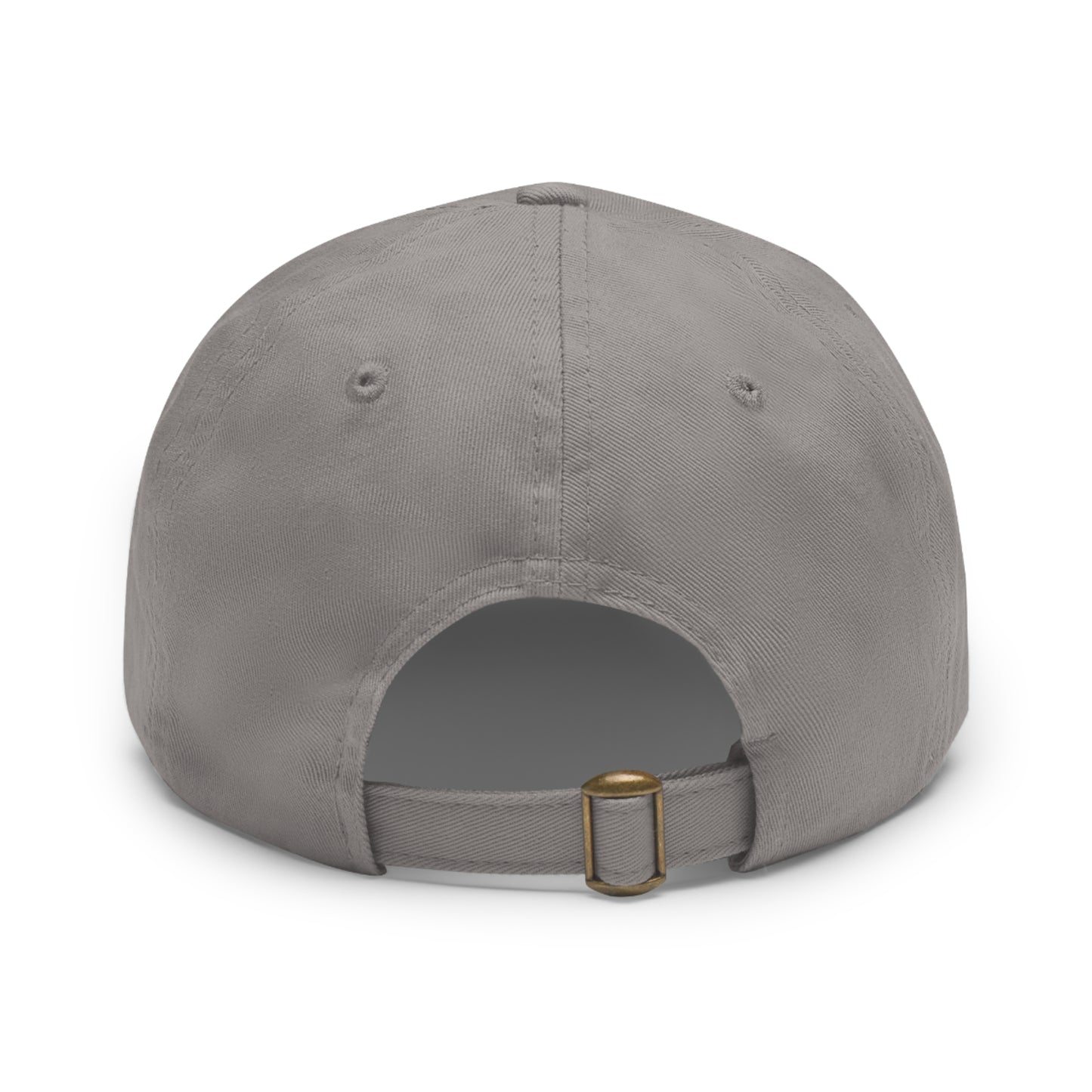 SOBRLIFE Dad Hat with Leather Patch - White Logo