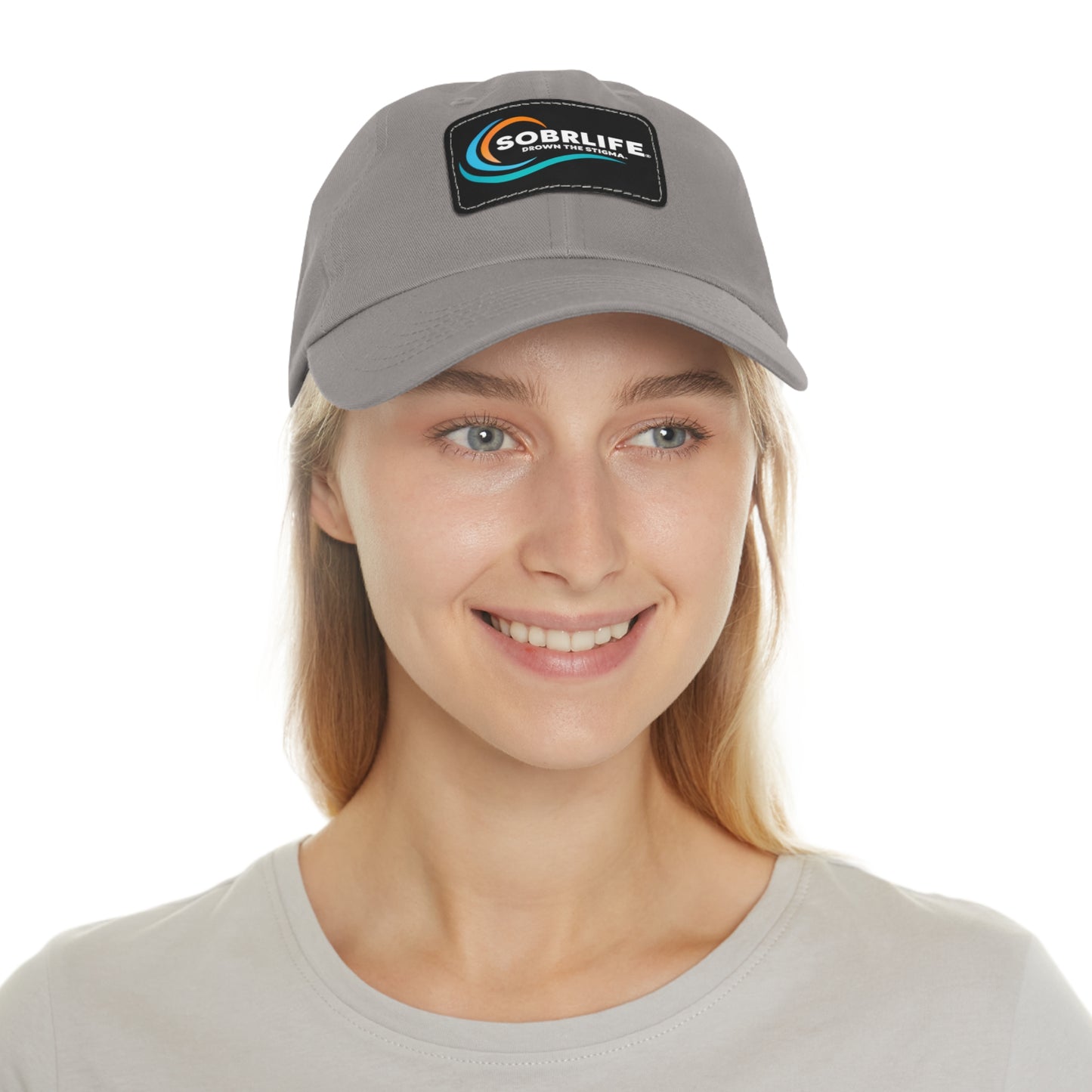SOBRLIFE Dad Hat with Leather Patch