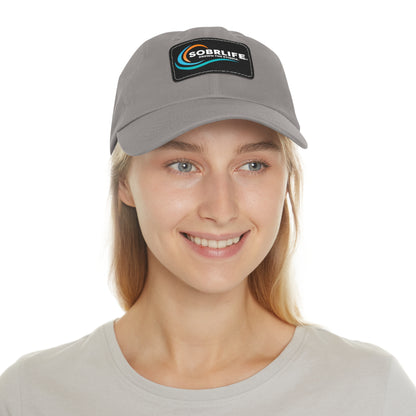SOBRLIFE Dad Hat with Leather Patch