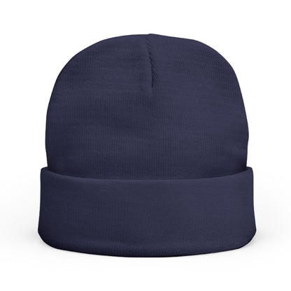 SOBRLIFE Embroidered Knit Beanie - White Logo