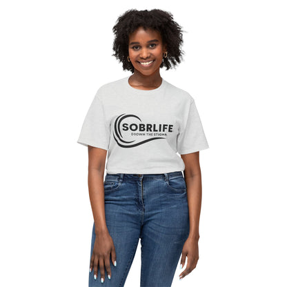 SOBRLIFE Unisex Cotton T-Shirt - Drown the Stigma