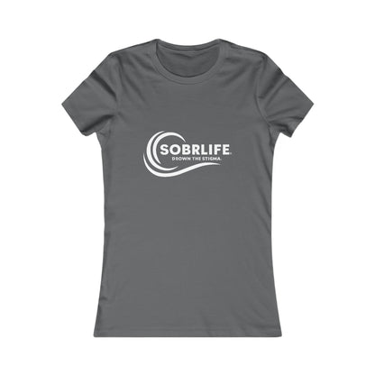 SOBRLIFE Woman's Casual Tee - Drown the Stigma