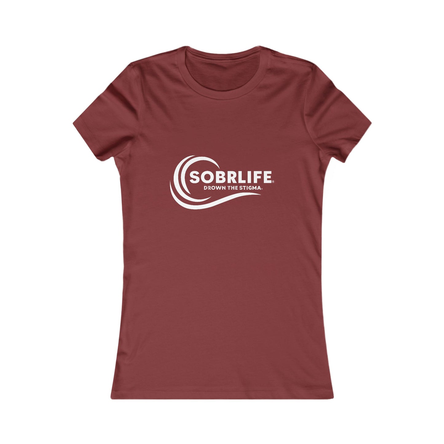SOBRLIFE Woman's Casual Tee - Drown the Stigma