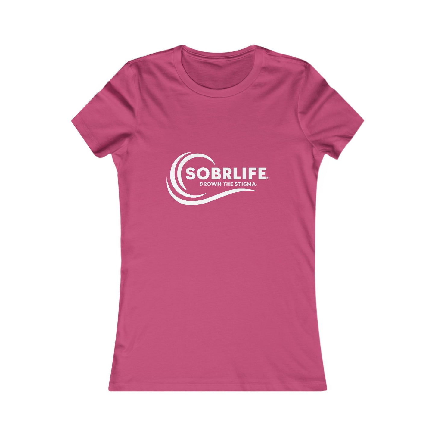 SOBRLIFE Woman's Casual Tee - Drown the Stigma