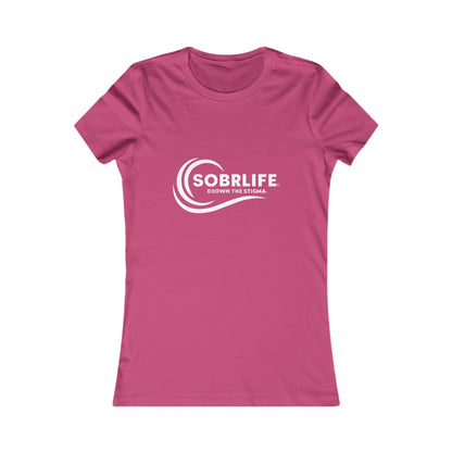 SOBRLIFE Woman's Casual Tee - Drown the Stigma