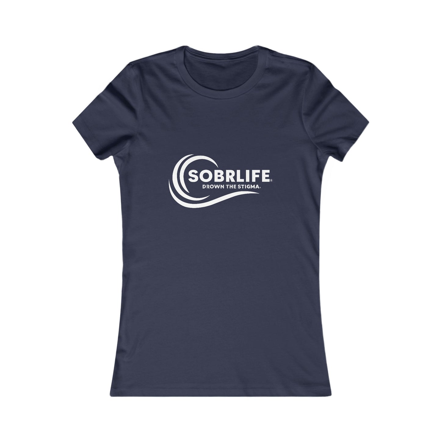 SOBRLIFE Woman's Casual Tee - Drown the Stigma