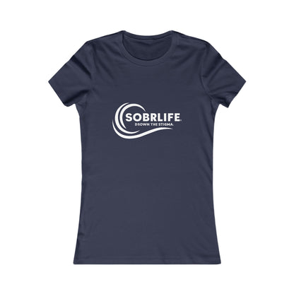 SOBRLIFE Woman's Casual Tee - Drown the Stigma
