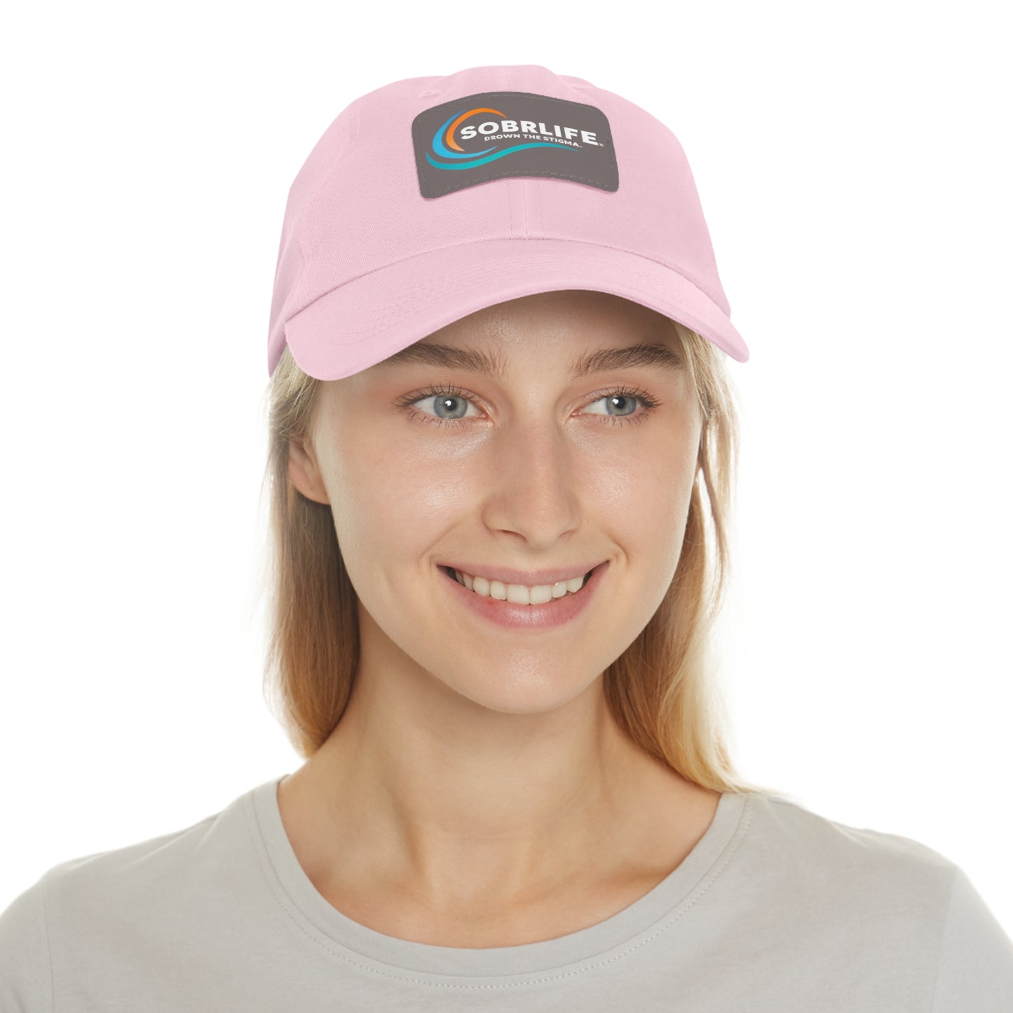 SOBRLIFE Dad Hat with Leather Patch