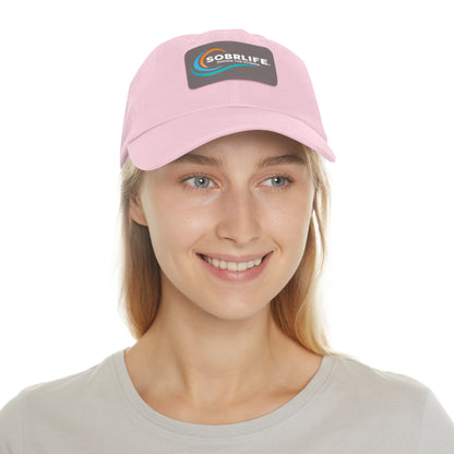 SOBRLIFE Dad Hat with Leather Patch