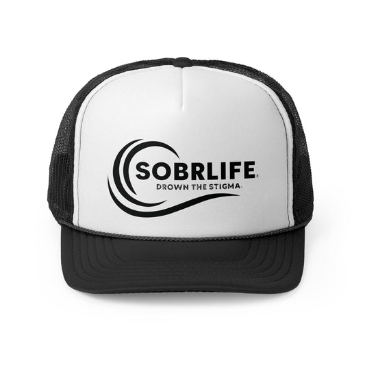 SOBRLIFE Trucker Cap - Black Logo