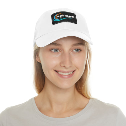 SOBRLIFE Dad Hat with Leather Patch
