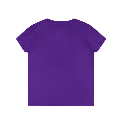 SOBRLIFE Ladies' V-Neck T-Shirt - White Logo