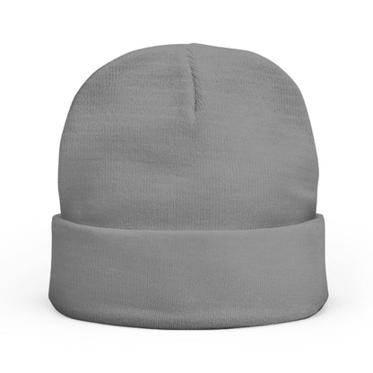 SOBRLIFE Embroidered Knit Beanie - White Logo