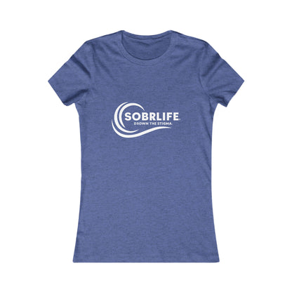SOBRLIFE Woman's Casual Tee - Drown the Stigma