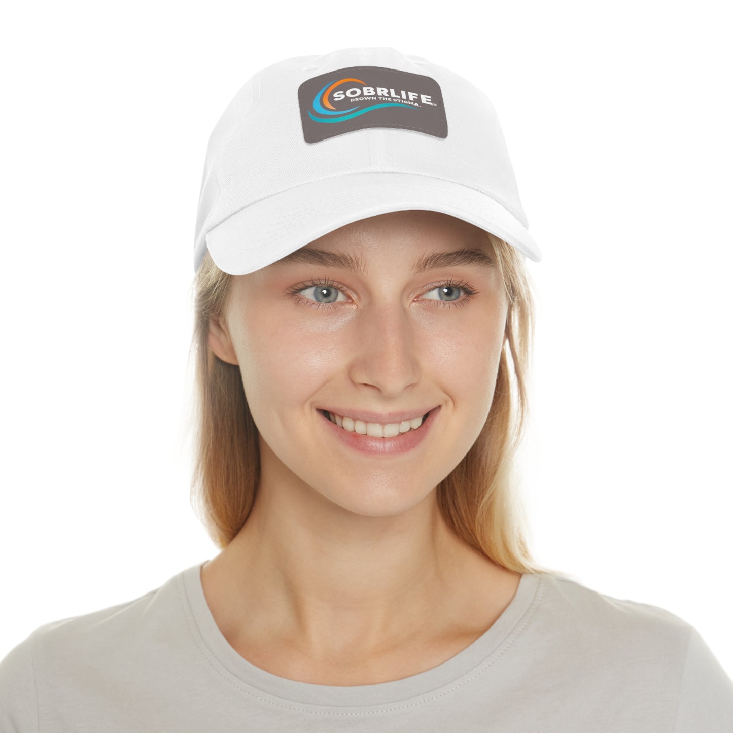 SOBRLIFE Dad Hat with Leather Patch