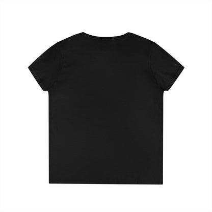SOBRLIFE Ladies' V-Neck T-Shirt - White Logo