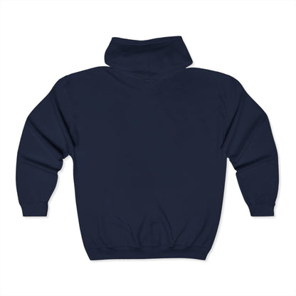 SOBRLIFE Zip-Up Hoodie - White Logo