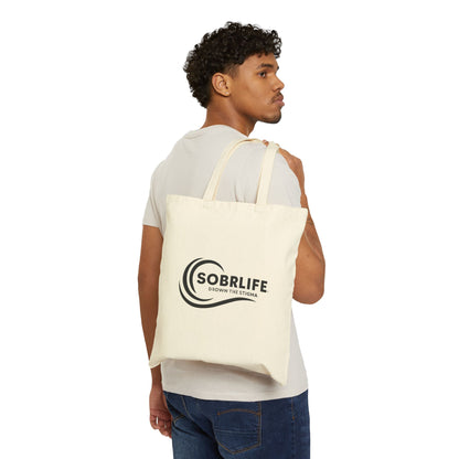SOBRLIFE Cotton Canvas Tote Bag - Drown the Stigma