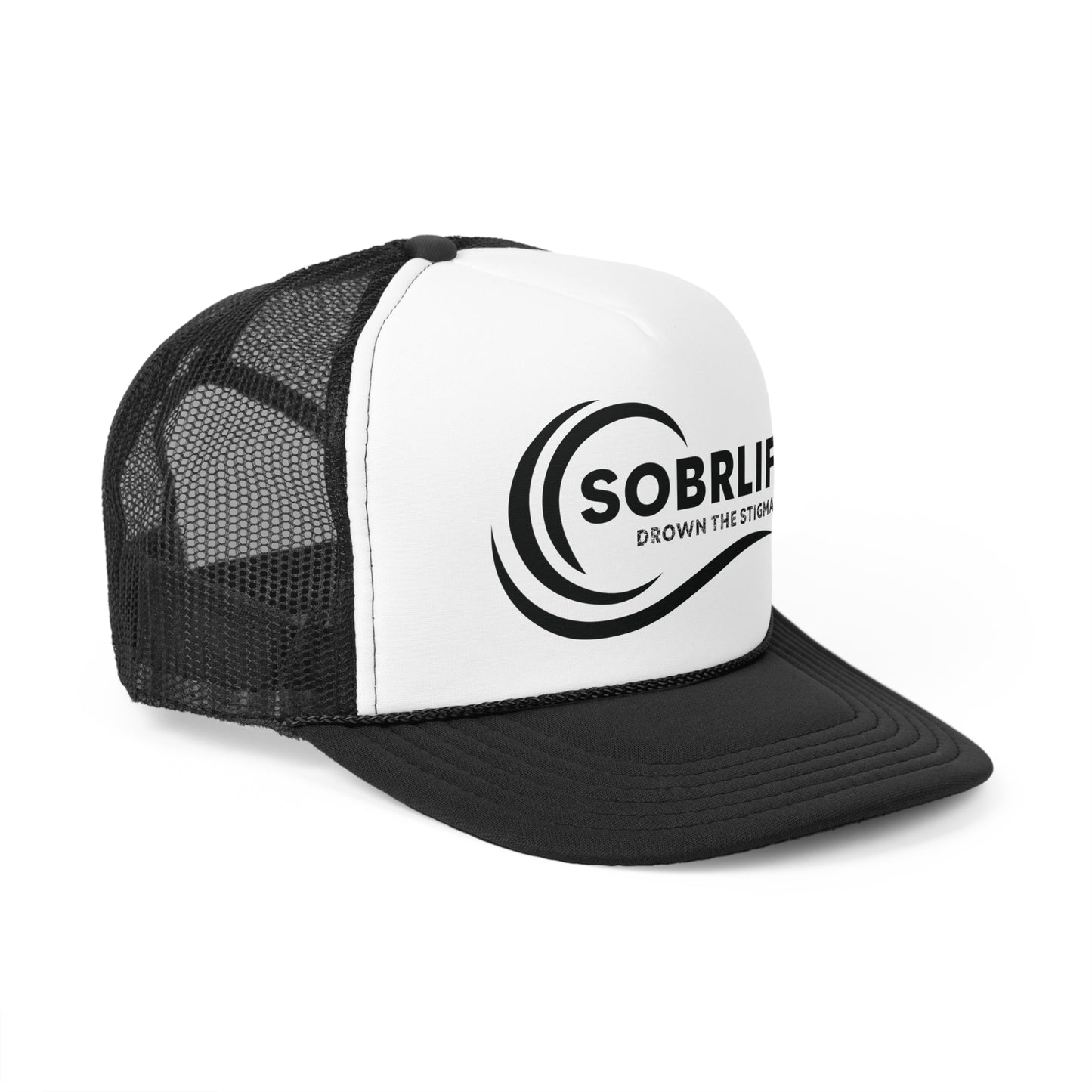 SOBRLIFE Trucker Cap - Black Logo