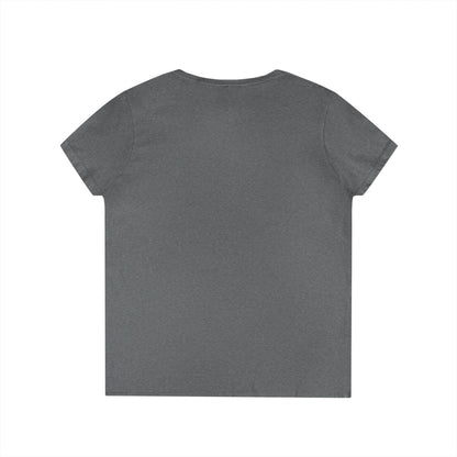 SOBRLIFE Ladies' V-Neck T-Shirt - White Logo