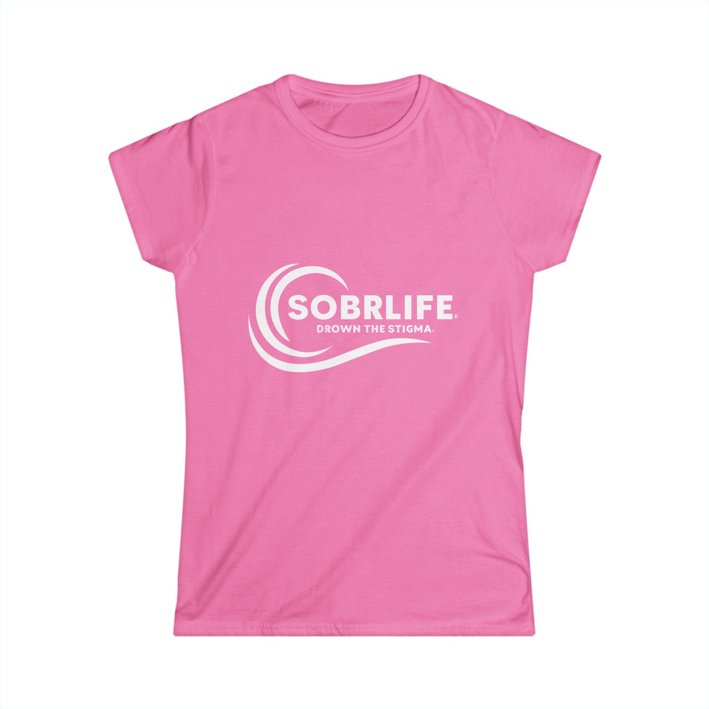 SOBRLIFE Women's Softstyle Tee - White Logo