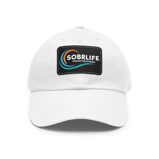 SOBRLIFE Dad Hat with Leather Patch