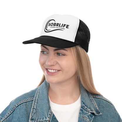 SOBRLIFE Trucker Cap - Black Logo
