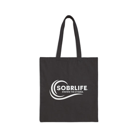 SOBRLIFE Cotton Canvas Tote Bag - Drown The Stigma