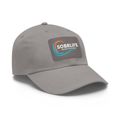 SOBRLIFE Dad Hat with Leather Patch