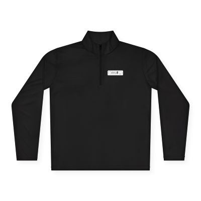 Black Sober Quarter-Zip Pullover | Recovery Clothing for the Clean Life