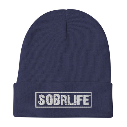 SobrLife Embroidered Beanie